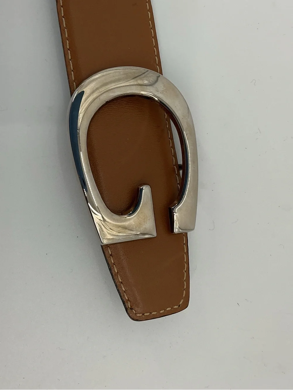 Gucci Reversible G Buckle Leather Belt Black Brown 70/28